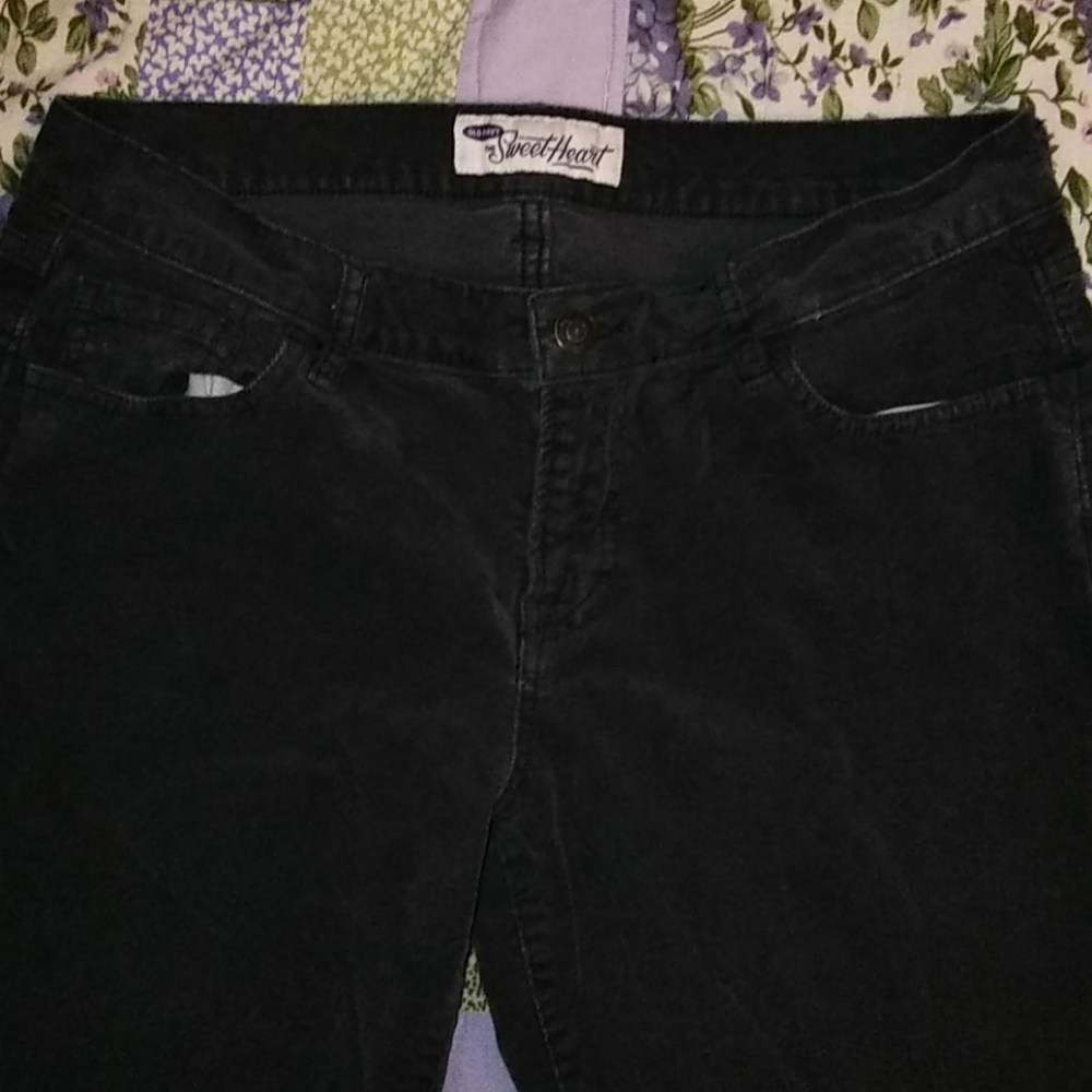 Gray corduroy pants 10P